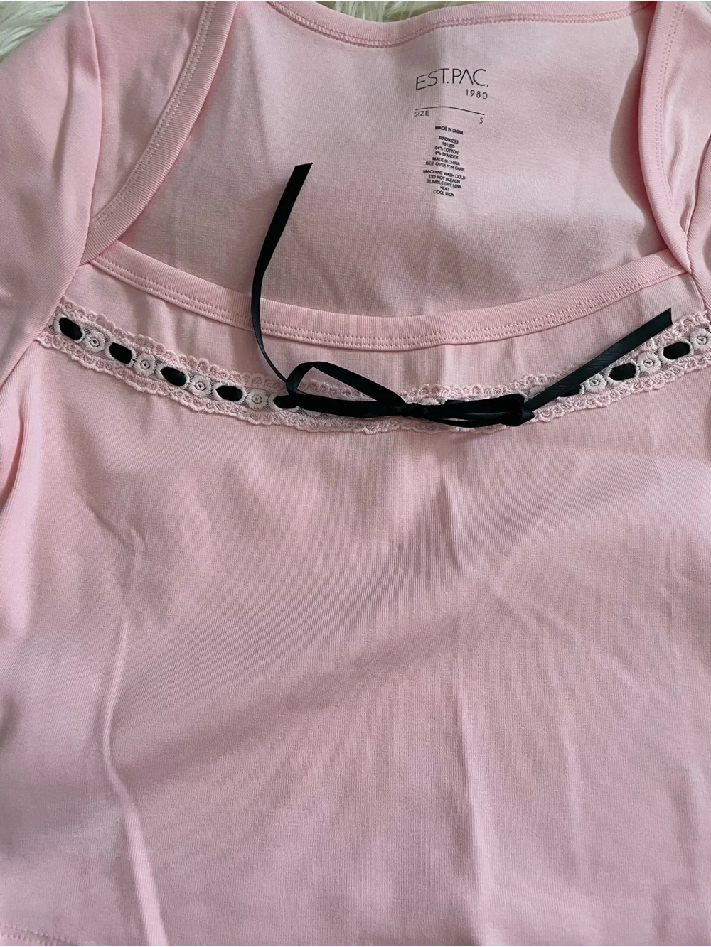 PacSun Light Pink Top - Picture 2 of 4